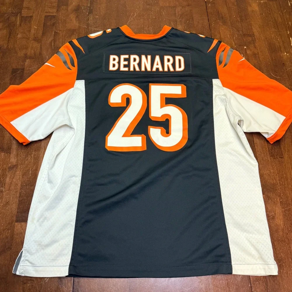 Nike Cincinnati Bengals‎ Jersey Mens XXL Black Giovani Bernard 25 NFL On Field